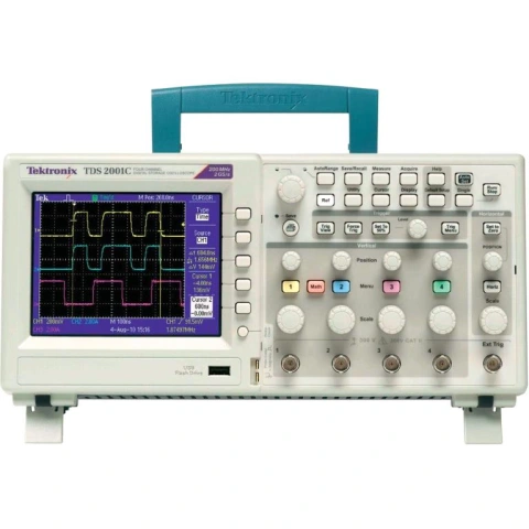 אוסצילוסקופ - 4 ערוצים - TEKTRONIX TDS2024C - 200MHZ - 2GSPS TEKTRONIX