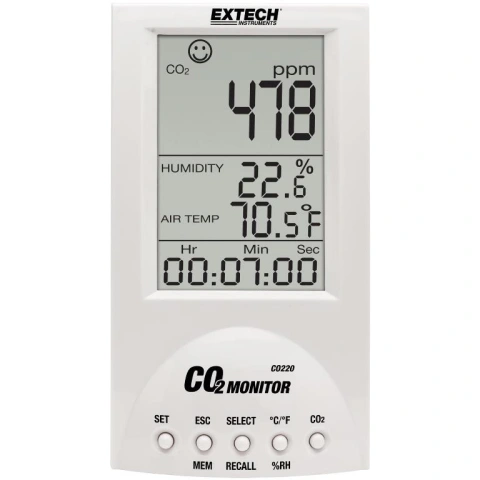 מודד איכות אוויר - EXTECH CO220 AIR QUALITY METER EXTECH INSTRUMENTS