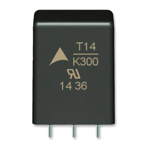 וריסטור THERMOFUSE T SERIES , 505Vdc / 385Vrms - SIP EPCOS