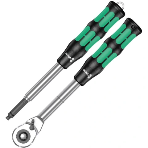 מפתח רצ'ט מקצועי ''1/2 - 72 שיניים - WERA ZYKLOP HYBRID SET WERA