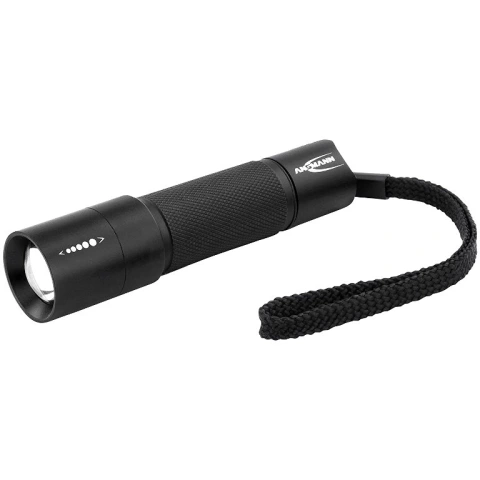 פנס ידני מקצועי - ANSMANN PRO M100F - 115 LUMENS ANSMANN