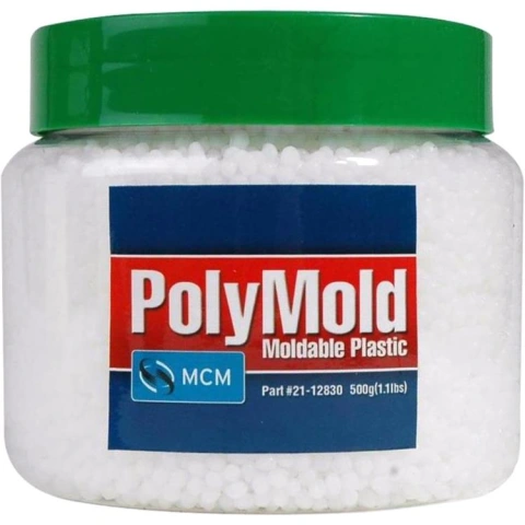 כדוריות פלסטיק - POLYMOLD - צנצנת 500 גרם MCM