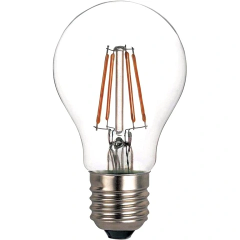 נורת WARM WHITE LED 5W - הברגה E27 - עדשת FILAMENT PRO-ELEC