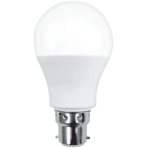 נורת עמעם COOL WHITE LED 7W - חיבור B22 - עדשה חלבית PRO-ELEC