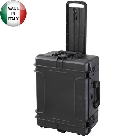 מזוודת אחסון טרולי מוגנת מים מפלסטיק קשיח - 687X528X276MM Max Waterproof Cases