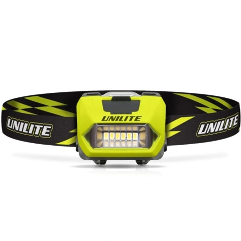 פנס ראש מקצועי נטען - UNI-LITE PS-HDL6R - 350 LUMENS UNI-LITE