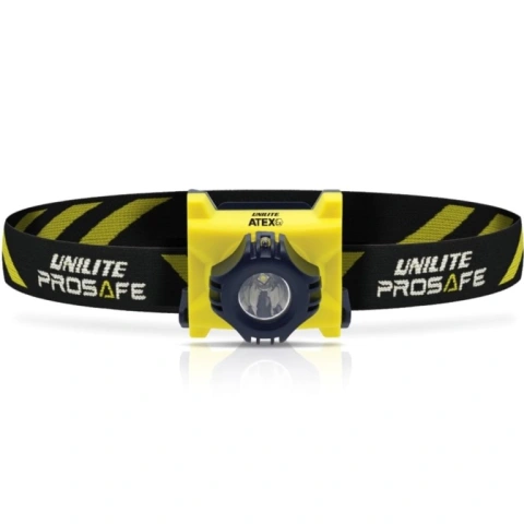 פנס ראש מקצועי מוגן התפוצצות - UNI-LITE ATEX-H1 - 140 LUMENS UNI-LITE