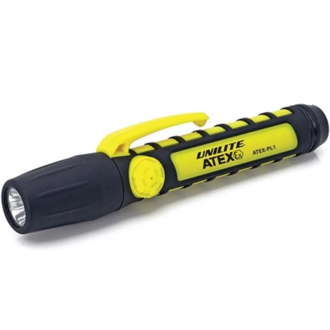 פנס ידני מקצועי מוגן התפוצצות - UNI-LITE ATEX-PL1 - 65 LUMENS UNI-LITE