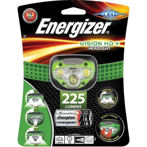 פנס ראש מקצועי - ENERGIZER HDC321 - 225 LUMENS ENERGIZER