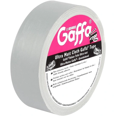 סרט חבלה אפור מבד - רוחב 50 מ''מ - AT200 ULTRA MATT CLOTH ADVANCE TAPES