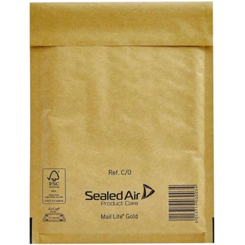 מעטפות מרופדות גודל SEALED AIR MAIL LITE GOLD - 210X150MM - C SEALED AIR