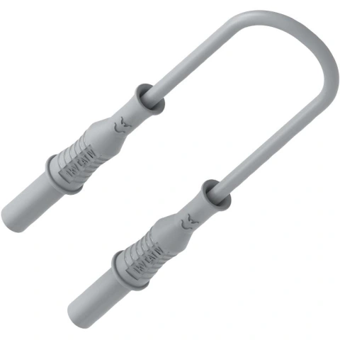 כבל בדיקה אפור - TENMA 72-13998 , 4MM PLUG , 1M TENMA