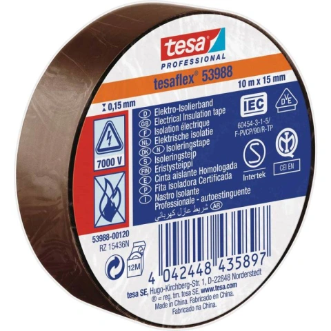 איזולירבנד מקצועי חום - TESA 53988 - 19MM X 25M TESA