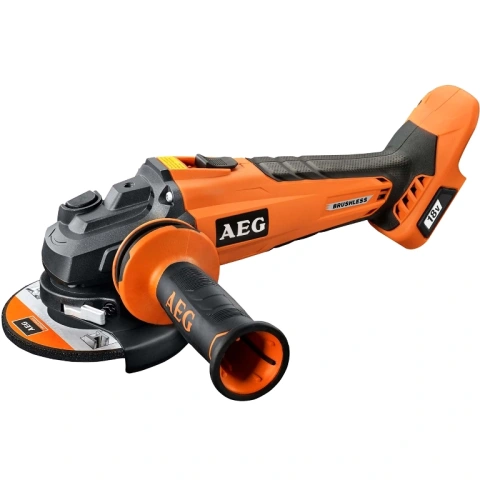 גוף משחזת זווית מקצועית נטענת AEG BEWS 18 BL - 115MM AEG POWER TOOLS