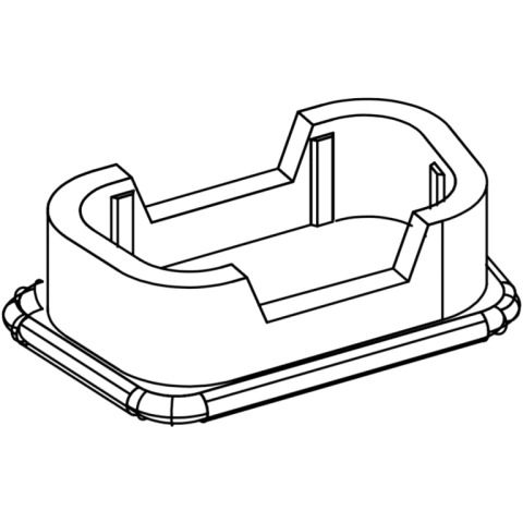 כיסוי נגד אבק למחבר D-TYPE זכר 9 מגעים MULTICOMP