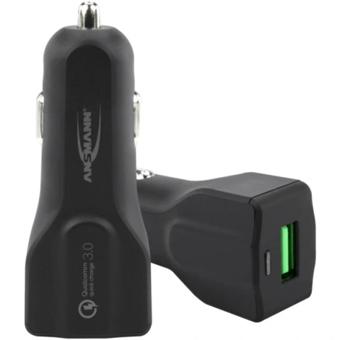 מטען - ANSMANN USB CAR CHARGER 130Q - 18W ANSMANN