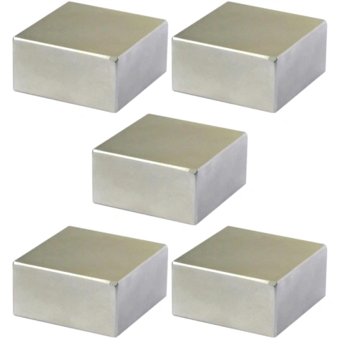 סט 5 מגנטים - NEODYMIUM BLOCK - 10MM X 5MM X 2MM ECLIPSE MAGNETICS