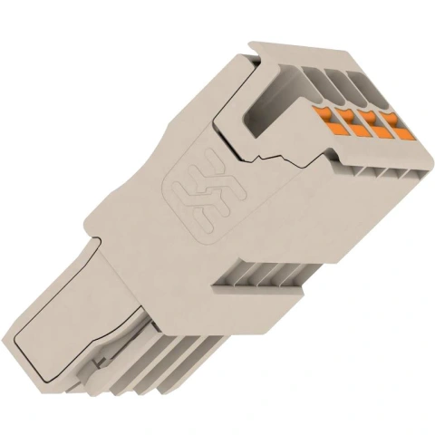 מחבר טרמינל בלוק - 4WAY , 2.5MM² , 24A , 800V , GREY WEIDMULLER