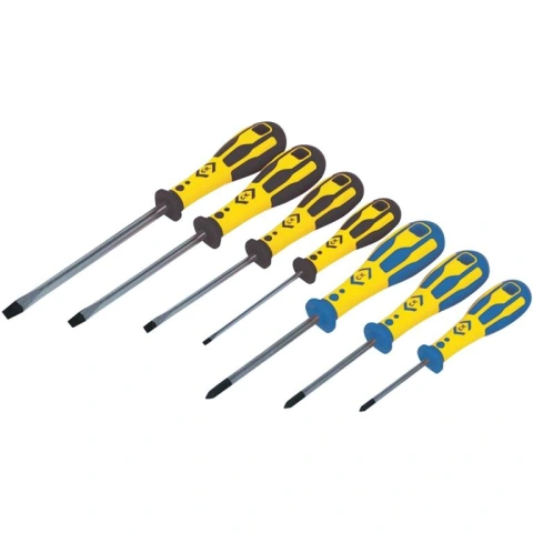 סט מברגים (פוזידרייב+שטוח) - 7 יחידות - CK TOOLS T49163D CK TOOLS