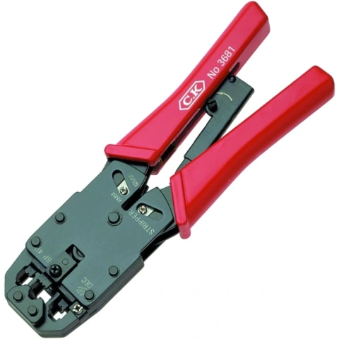 לוחץ רצ'ט אוניברסלי למחברי תקשורת - CK TOOLS 430020 CK TOOLS