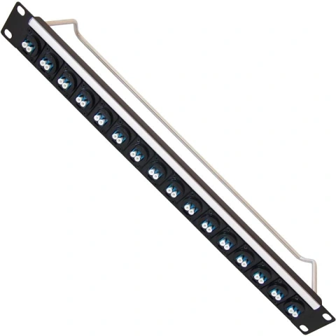 פאץ' פאנל - CP30179 - 1U 16 PORT - LC DUPLEX (SM) - M3 HOLES CLIFF