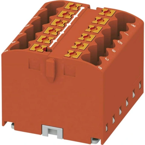 מחבר טרמינל בלוק - PTFIX 12X2,5 RD - 12 POLE , 24A , 500V PHOENIX CONTACT