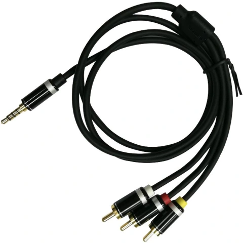 כבל PRO SIGNAL - PL 3.5MM (4P) - 3XRCA 2M PRO-SIGNAL