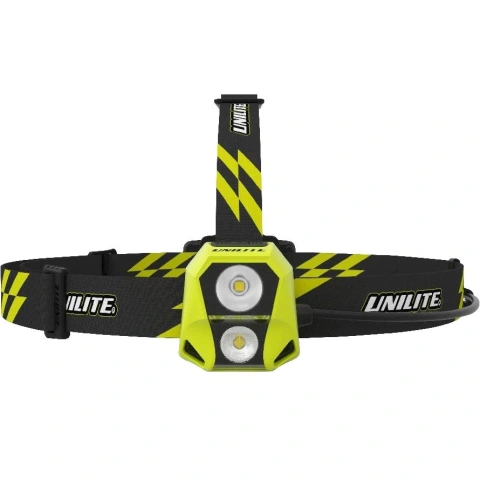 פנס ראש מקצועי נטען - UNI-LITE HL-6R - 450 LUMENS UNI-LITE