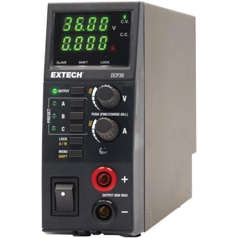 ספק כוח מעבדתי - SWITCHING - יציאה אחת - (0-36V / 0-5A) EXTECH INSTRUMENTS