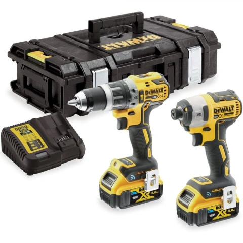 קיט מברגות מקצועית נטענות DEWALT DCK2500P2B - 18V DEWALT