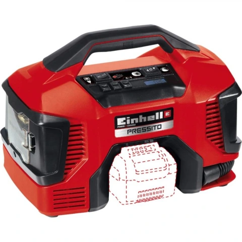 גוף קומפרסור היברידי מקצועי נטען EINHELL PRESSITO - 18V EINHELL