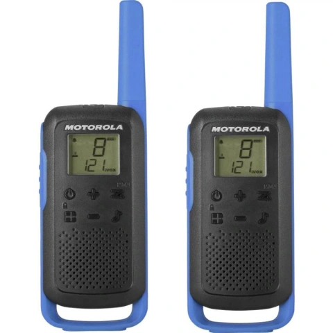 סט מכשירי קשר מוטורולה - MOTOROLA TALKABOUT T62 BLUE MOTOROLA