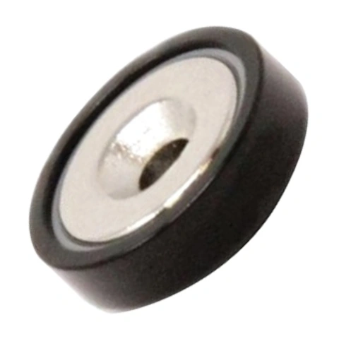 מגנט - NEODYMIUM POT - BLACK - 16MM X 5.2MM ECLIPSE MAGNETICS