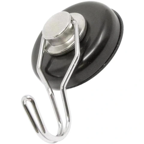 מגנט - NEODYMIUM POT WITH SW HOOK - RUBBER - 38MM X 13MM ECLIPSE MAGNETICS