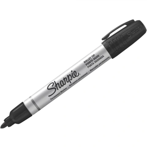 טוש סימון שחור פרמננטי - SHARPIE PROFESSIONAL BARREL TIP SHARPIE