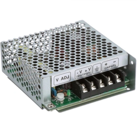 ממיר מתח - 25W , 9.2VDC ~ 18VDC ⇒ 5VDC , 5A MEAN WELL