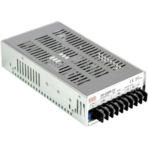 ממיר מתח - 170W , 19VDC ~ 36VDC ⇒ 5VDC , 34A MEAN WELL