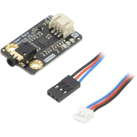 סנסור לפיתוח - DFROBOT HEART RATE SENSOR FOR ARDUINO DFROBOT