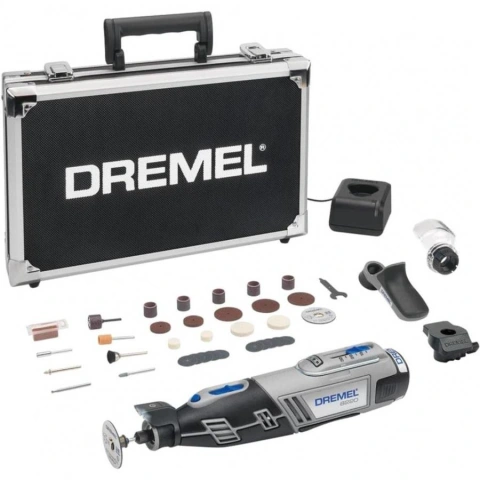 משחזת ציר נטענת 12V - קיט 38 אביזרים - DREMEL 8220 EXPERT KIT DREMEL