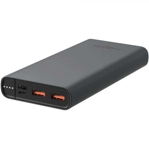 סוללת גיבוי וטעינה חיצונית - ANSMANN POWERBANK 15AH QC 3.0 & PD ANSMANN