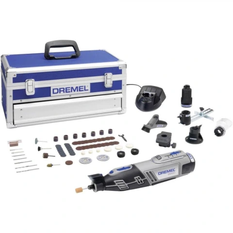 משחזת ציר נטענת 12V - קיט 70 אביזרים - DREMEL 8220 PLATINUM DREMEL