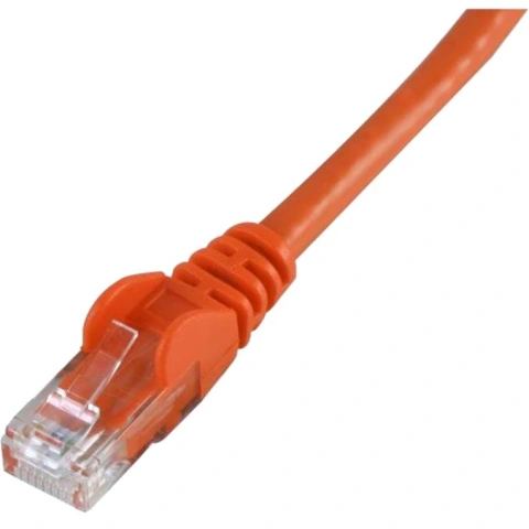 כבל רשת יצוק - CAT6 0.5M - בידוד כתום PRO-SIGNAL