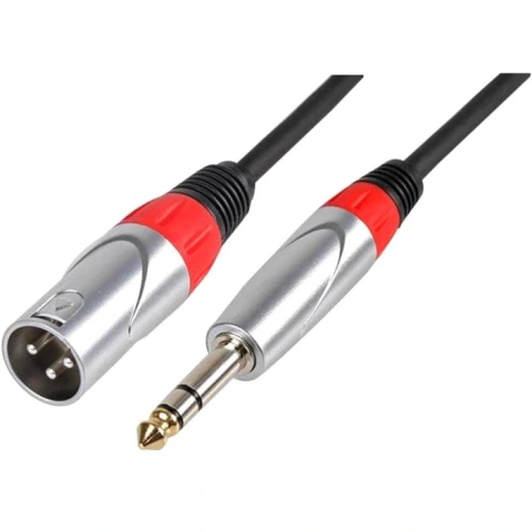 כבל הגברה - PULSE PLS00471 - XLR 3P (M) ~ PL ST (M) - 6M PULSE