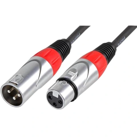 כבל הגברה - PULSE PLS00457 - XLR 3P (M) ~ XLR 3P (F) - 0.5M PULSE