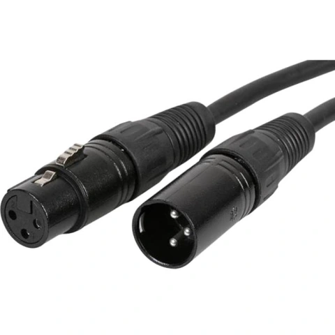 כבל הגברה - PULSE PLS00289 - XLR 3P (M) ~ XLR 3P (F) - 0.3M PULSE