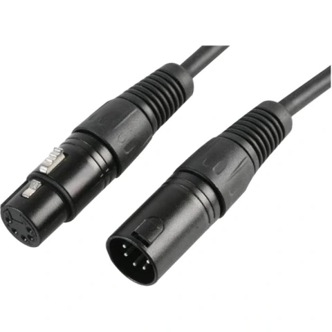 כבל הגברה PULSE PLS00273 - XLR 5P (M) ~ XLR 5P (F) - 1M - DMX PULSE