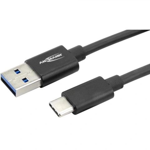 כבל - ANSMANN USB TYPE C DATA & CHARGING CABLE 1.2M ANSMANN
