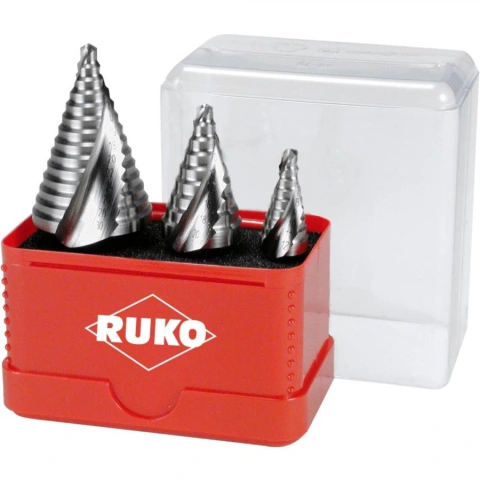 סט מקדחים מדורגים מקצועי - RUKO A101038 RUKO