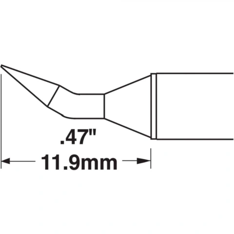 ראש לידית מלחם - METCAL STTC-899 - CHISEL 1.5MM METCAL