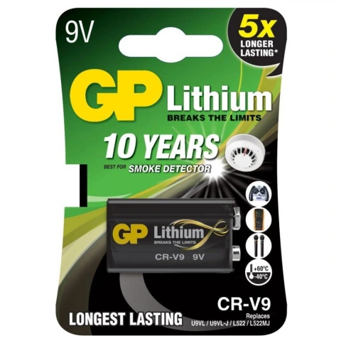 סוללת ליתיום 9V GP GP BATTERIES